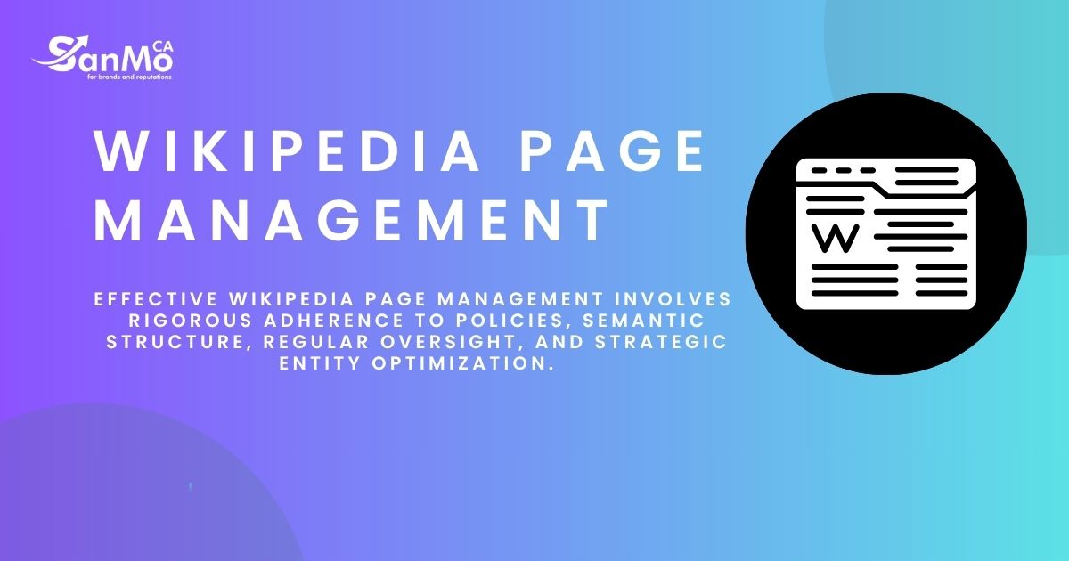 Wikipedia Page Management