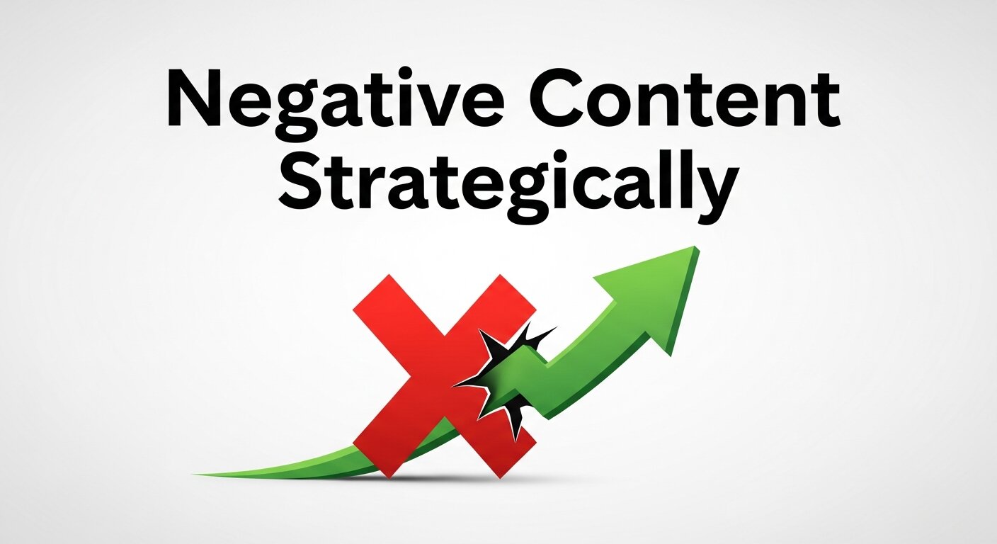 Negative Content Strategically
