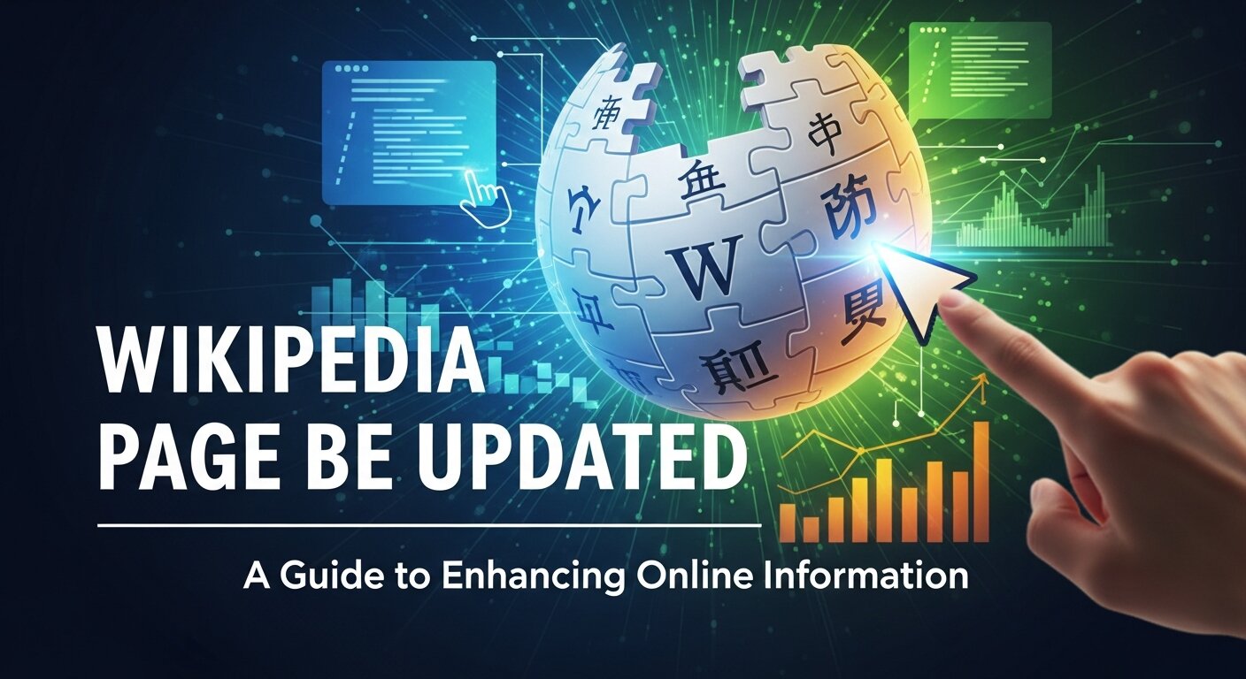 Wikipedia Page Be Updated